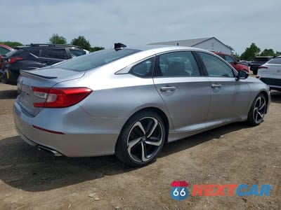 Trzecie zdjęcie samochodu z tyłu: 2022 HONDA ACCORD SPORT VIN:1HGCV1F32NA032893 - miniatura