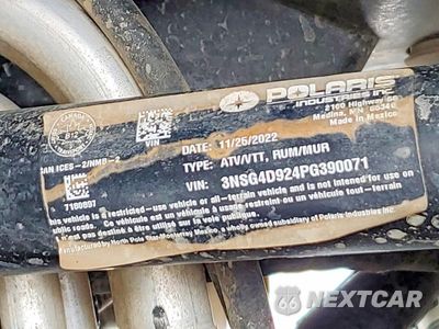 Zdjęcie 10 z 10 samochodu: 2023 POLARIS RZR UTILITY VEHICLE VIN:3NSG4D924PG390071 - miniatura