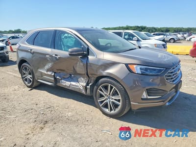 Czwarte zdjęcie samochodu z boku: 2019 FORD EDGE TITANIUM VIN:2FMPK3K96KBB49063 - miniatura