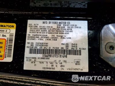 Zdjęcie 13 z 13 samochodu: 2019 FORD MUSTANG VIN:1FA6P8TH7K5182698 - miniatura