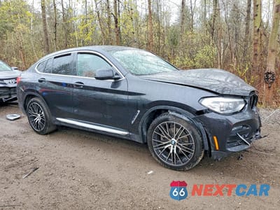 Czwarte zdjęcie samochodu z boku: 2020 BMW X4 XDRIVE30I VIN:5UX2V1C08L9D03752 - miniatura