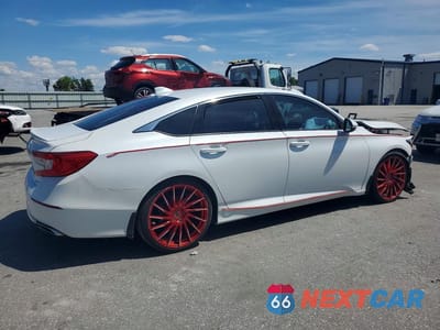 Trzecie zdjęcie samochodu z tyłu: 2020 HONDA ACCORD SPORT VIN:1HGCV1F3XLA012680 - miniatura