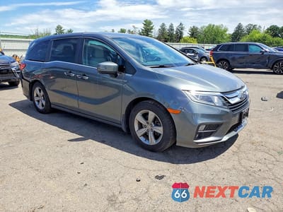 Czwarte zdjęcie samochodu z boku: 2019 HONDA ODYSSEY EXL VIN:5FNRL6H73KB040953 - miniatura