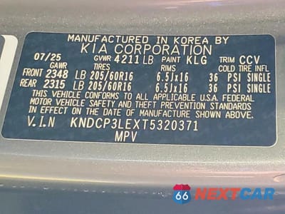 Zdjęcie 14 z 14 samochodu: 2026 KIA NIRO LX VIN:KNDCP3LEXT5320371 - miniatura