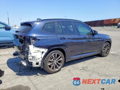 Trzecie zdjęcie samochodu z tyłu: 2022 BMW X3 M40I VIN:5UX83DP03N9L45273 - miniatura