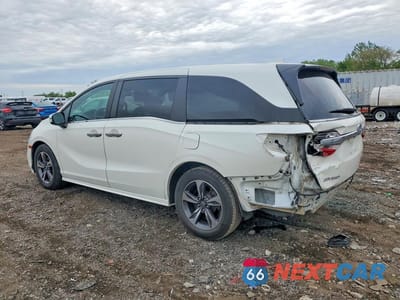 Drugie zdjęcie samochodu z przodu: 2018 HONDA ODYSSEY TOURING VIN:5FNRL6H87JB000141 - miniatura