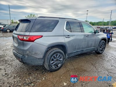 Trzecie zdjęcie samochodu z tyłu: 2019 CHEVROLET TRAVERSE LT VIN:1GNERGKW7KJ156689 - miniatura