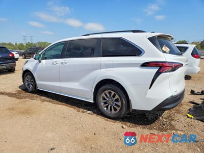 Drugie zdjęcie samochodu z przodu: 2022 TOYOTA SIENNA LE VIN:5TDKSKFC5NS058559 - miniatura