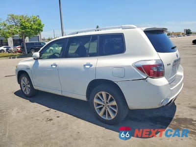 Drugie zdjęcie samochodu z przodu: 2008 TOYOTA HIGHLANDER HYBRID VIN:JTEEW41A082000577 - miniatura