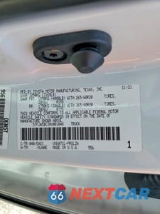 Zdjęcie 12 z 12 samochodu: 2022 TOYOTA TUNDRA CREWMAX LIMITED VIN:5TFJA5BC3NX001048 - miniatura