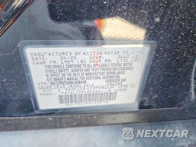 Zdjęcie 13 z 13 samochodu: 2022 NISSAN KICKS SV VIN:3N1CP5CV4NL508448 - miniatura