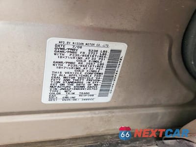 Zdjęcie 13 z 13 samochodu: 2009 NISSAN MURANO S VIN:JN8AZ18WX9W145750 - miniatura