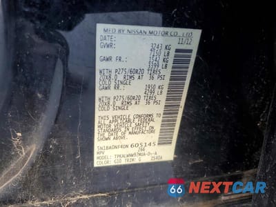Zdjęcie 13 z 13 samochodu: 2013 NISSAN ARMADA PLATINUM VIN:5N1BA0NF4DN605145 - miniatura