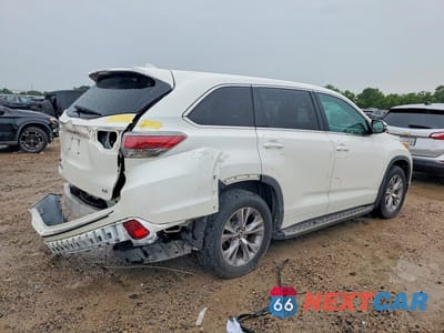 Trzecie zdjęcie samochodu z tyłu: 2016 TOYOTA HIGHLANDER VIN:5TDZKRFH9GS122558 - miniatura