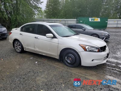 Czwarte zdjęcie samochodu z boku: 2008 HONDA ACCORD EXL VIN:1HGCP36818A058536 - miniatura