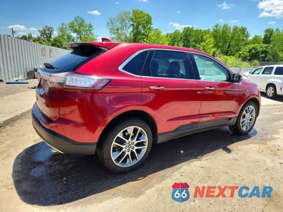 Trzecie zdjęcie samochodu z tyłu: 2018 FORD EDGE TITANIUM VIN:2FMPK3K91JBC30339 - miniatura