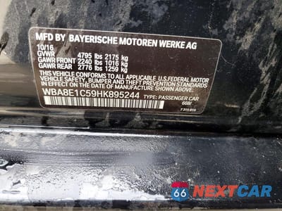 Zdjęcie 12 z 12 samochodu: 2017 BMW 330E VIN:WBA8E1C59HK895244 - miniatura