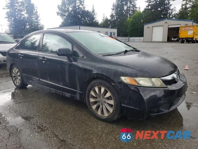 Czwarte zdjęcie samochodu z boku: 2009 HONDA CIVIC EXL VIN:1HGFA16959L009714 - miniatura
