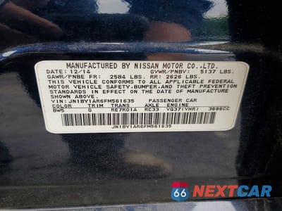Zdjęcie 12 z 12 samochodu: 2015 INFINITI Q70 3.7 VIN:JN1BY1AR6FM561635 - miniatura