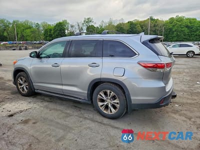 Drugie zdjęcie samochodu z przodu: 2015 TOYOTA HIGHLANDER XLE VIN:5TDJKRFH2FS198506 - miniatura