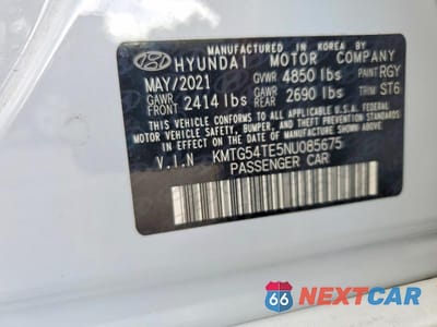 Zdjęcie 12 z 12 samochodu: 2022 GENESIS G70 3.3T STANDARD VIN:KMTG54TE5NU085675 - miniatura