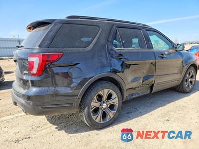 Trzecie zdjęcie samochodu z tyłu: 2018 FORD EXPLORER SPORT VIN:1FM5K8GTXJGA86307 - miniatura