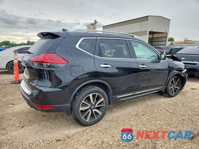 Trzecie zdjęcie samochodu z tyłu: 2019 NISSAN ROGUE SL VIN:5N1AT2MV5KC773265 - miniatura