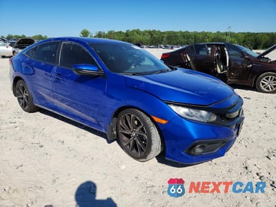 Czwarte zdjęcie samochodu z boku: 2019 HONDA CIVIC SPORT VIN:19XFC2F80KE039725 - miniatura
