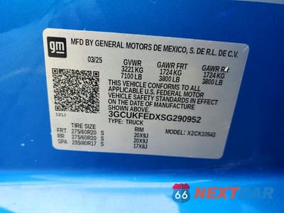 Zdjęcie 12 z 12 samochodu: 2025 CHEVROLET SILVERADO K1500 LT TRAIL BOSS VIN:3GCUKFEDXSG290952 - miniatura