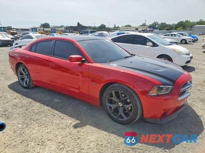 Czwarte zdjęcie samochodu z boku: 2014 DODGE CHARGER R VIN:2C3CDXCT8EH165592 - miniatura