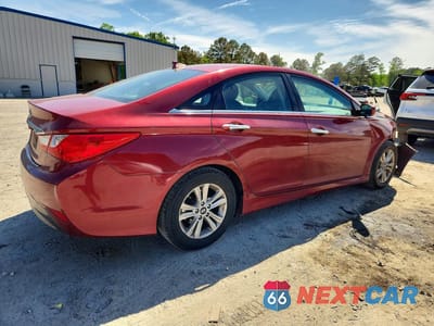 Trzecie zdjęcie samochodu z tyłu: 2014 HYUNDAI SONATA GLS VIN:5NPEB4AC4EH845931 - miniatura
