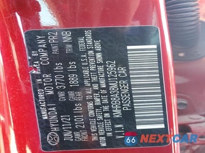 Zdjęcie 12 z 12 samochodu: 2021 HYUNDAI VENUE SE VIN:KMHRB8A38MU125962 - miniatura