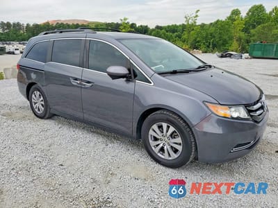 Czwarte zdjęcie samochodu z boku: 2017 HONDA ODYSSEY EXL VIN:5FNRL5H62HB018419 - miniatura