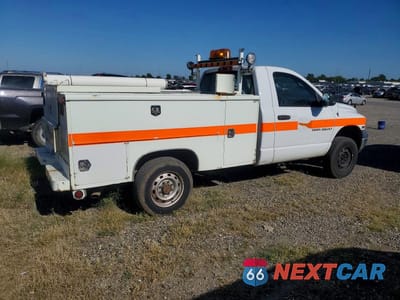 Trzecie zdjęcie samochodu z tyłu: 2005 DODGE RAM 2500 ST VIN:3D7KS26D35G858399 - miniatura