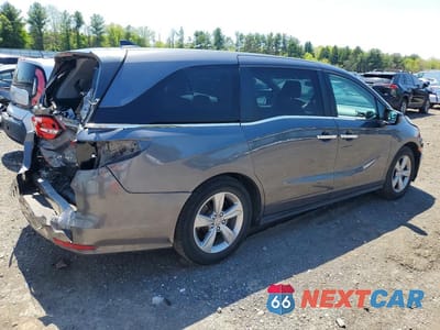 Trzecie zdjęcie samochodu z tyłu: 2020 HONDA ODYSSEY EX VIN:5FNRL6H54LB021831 - miniatura