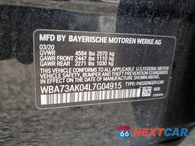 Zdjęcie 13 z 13 samochodu: 2020 BMW 228XI VIN:WBA73AK04L7G04915 - miniatura