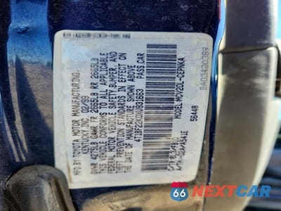 Zdjęcie 12 z 12 samochodu: 1999 TOYOTA CAMRY LE VIN:4T1BF22K0XU931663 - miniatura