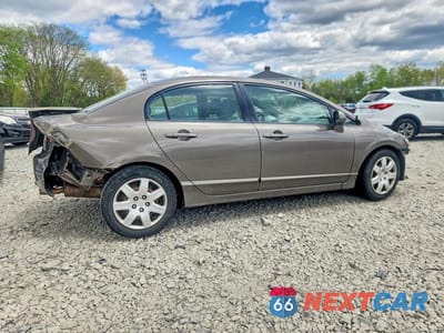Trzecie zdjęcie samochodu z tyłu: 2008 HONDA CIVIC LX VIN:2HGFA16578H516459 - miniatura