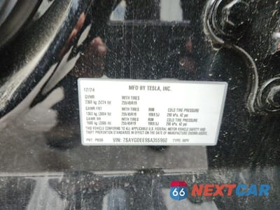 Zdjęcie 13 z 13 samochodu: 2025 TESLA MODEL Y VIN:7SAYGDEE9SA355960 - miniatura