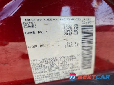 Zdjęcie 12 z 12 samochodu: 2021 NISSAN ALTIMA SV VIN:1N4BL4DV5MN317994 - miniatura