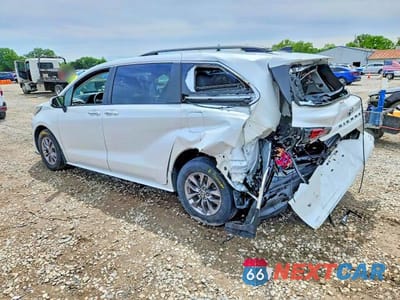 Drugie zdjęcie samochodu z przodu: 2023 TOYOTA SIENNA XLE VIN:5TDJSKFC4PS094774 - miniatura