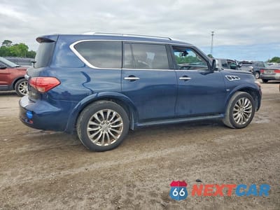 Trzecie zdjęcie samochodu z tyłu: 2017 INFINITI QX80 BASE VIN:JN8AZ2NF2H9641441 - miniatura