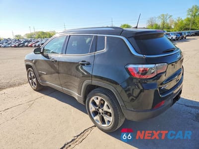 Drugie zdjęcie samochodu z przodu: 2019 JEEP COMPASS LIMITED VIN:3C4NJDCB4KT659728 - miniatura