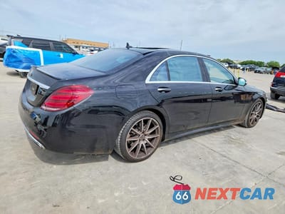 Trzecie zdjęcie samochodu z tyłu: 2019 MERCEDES-BENZ S 560 VIN:WDDUG8DBXKA424554 - miniatura