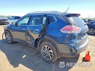 Czwarte zdjęcie samochodu z boku: 2014 NISSAN ROGUE SL VIN:5N1AT2MV5EC803045 - miniatura