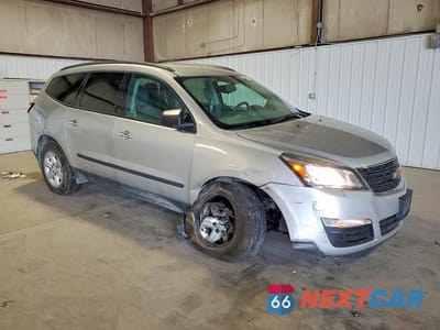 Czwarte zdjęcie samochodu z boku: 2013 CHEVROLET TRAVERSE LS VIN:1GNKVFKD2DJ263577 - miniatura