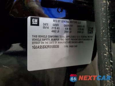 Zdjęcie 13 z 13 samochodu: 2015 CADILLAC CTS PERFORMANCE COLLECTION VIN:1G6AS5SX2F0100036 - miniatura
