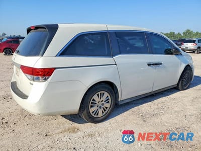 Trzecie zdjęcie samochodu z tyłu: 2014 HONDA ODYSSEY LX VIN:5FNRL5H21EB050853 - miniatura