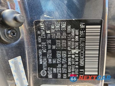 Zdjęcie 13 z 13 samochodu: 2012 HYUNDAI VERACRUZ LIMITED VIN:KM8NU4CC4CU196718 - miniatura