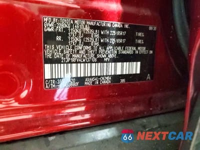 Zdjęcie 13 z 13 samochodu: 2020 TOYOTA RAV4 XLE VIN:2T3P1RFV4LW137106 - miniatura